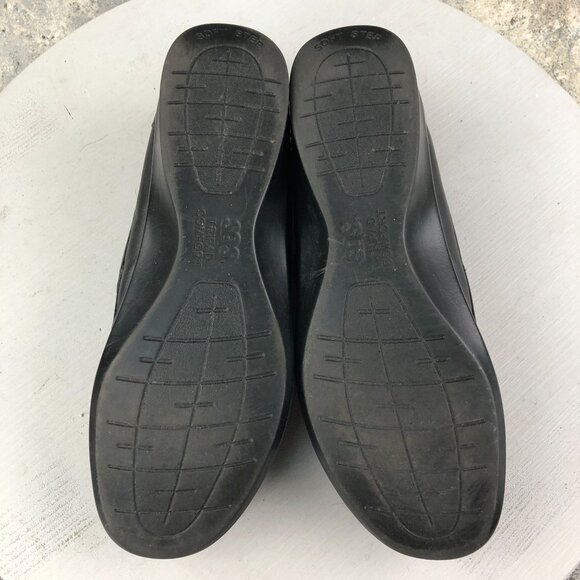 SAS Women's Size 9.5M Roamer Black Leather Mary Jane Hook & Loop Comfort Shoes - Picture 11 of 16